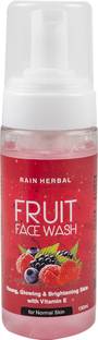Rain HERBAL Fruit  with Vitamin E | For Young, Glowing & Brightening Skin | 150ml Face Wash