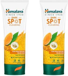 HIMALAYA Dark Spot Removal Turmeric Face wash 50ml, Pack of 2 Face Wash