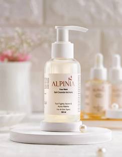 Alpinia Sali-Cinamide | Anti-Acne Formula | Fights Acne & Acne Marks | Suitable for All Skin Types | 100 ml Face Wash