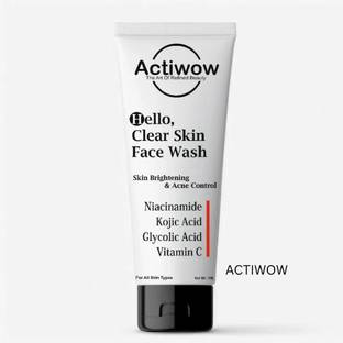 ACTIWOW Hello Herbal  with Tulsi & Haldi Face Wash
