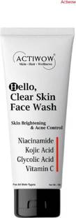 ACTIWOW Hello  Natural Purifying Cleanser for Skin Care Face Wash