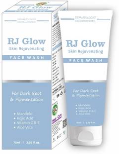 Heal N Cure RJ Glow Super  For Glowing And Brightening Skin | All Skin Types|With Kojic acid, Vitamin C,Fades Dark Spots & Pigmentation |  For Women Face Wash
