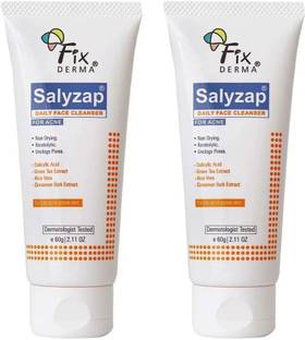 Fixderma 2% Salicylic Acid  Salyzap for Oily Skin, Acne Clearing  for Men & Women Face Wash
