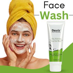 DEVRIZ PROFESSIONAL  With Niacinamide, Vitamin C For Dry, Normal, Oily,Sensitive Skin Type Face Wash