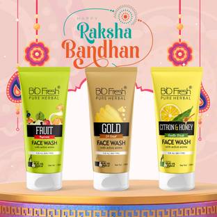 Biofresh Pure Herbal Fruit ,24 K Gold & Citron Honey  Face Wash