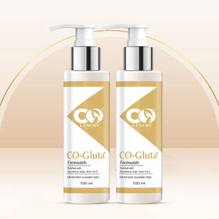 CO Luxury Glutathione Facewash | Kojic Acid | Anti Pigmentation | Skin Whitening & Brightening Face Wash