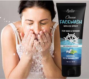 LEETEE Ocean Refreshing  for Men & Women | Cool & Hydrating Cleanser | 100ml Face Wash