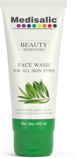Medisalic Tea Tree  Enriched with Jojoba and Tea Tree Extracts-For All Skin Types  (100 ml) Face Wash