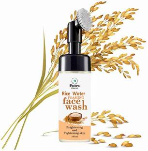 Pattra Rice Water Foaming  with Brush For Brighter & tighter Face Face Wash