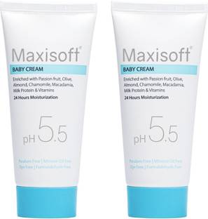 Maxisoft Baby Cream 50 gm| With Calendula & Milk Protein | Paraben Free Face Wash