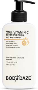 BODYDAZE 20% Vitamin C  Gentle Facewash for Oily, Dry and Glowing Skin Women & Men Face Wash