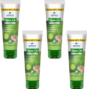 VETONI Neem face wash pack of 4 Face Wash
