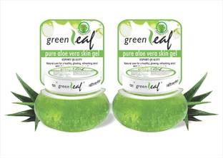 GREENLEAF Pure Aloe Vera Skin Gel,Ayurvedic,Soothing Gel for Face&Body Face Wash