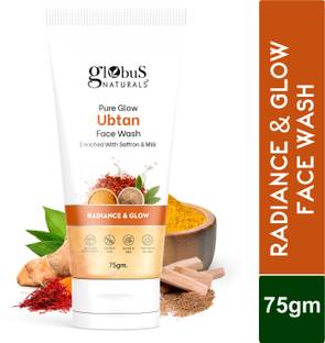 Globus Naturals Ubtan, For Radiance & GLow, Natural, Gentle & Mild Face Wash