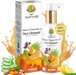 HIM AYURVEDA Vitamin C Turmeric for Brightening Skin Tone| Removes Dark Spots| Face Wash