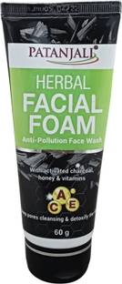 PATANJALI Activated Charcoal Foaming , Anti Pollution, Removes Excess Oil Face Wash
