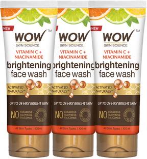 WOW SKIN SCIENCE Vitamin C & Niacinamide  | For Brighter Glow Face Wash
