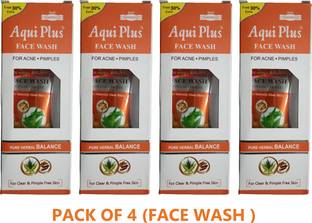 HAPDCO AQUI PLUS FACE WASH - PACK OF 4 Face Wash