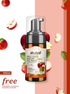 Atulya Apple Cider Vinegar Foaming  With Pump Face Wash