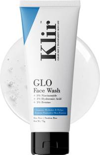 Klir GLO 3% Niacinamide Brightening with 1% Hyaluronic Acid | Non-drying Cleanser Face Wash