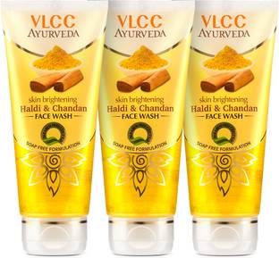 VLCC Ayurveda Skin Brightening Haldi & Chandan  (Pack of 3) Face Wash