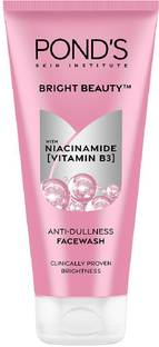 POND's Bright Beauty Infused with vitamin B3 & Niacinamide for Anti Dullness & glass skin shine Face Wash