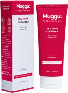 Muggu Skincare Red Wine Cleanser with 0.1 Retinol Face Wash