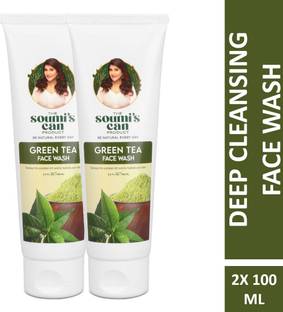 The Soumi's Can Product GREEN TEA FACE WASH (PACK OF 2) Face Wash