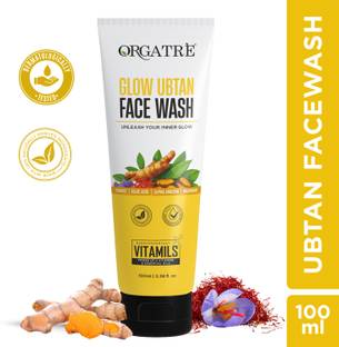 Orgatre Glow Ubtan with Turmeric & Niacinamide for Tan Removal Face Wash