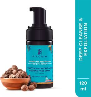 Pilgrim Salicylic (BHA) & Glycolic Acid (AHA)  for Oily & Acne-Prone Skin Face Wash