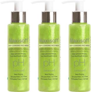 Maxisoft Deep Cleansing Face wash 100 ml (Pack of 3) Face Wash