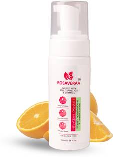 Rosaveraa Gentle Foaming  with Apple Amino Acid, Vitamin C, Hyaluronic Acid 150ml Face Wash