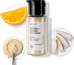 BRILLARE Vitamin C, Reduce Pigmentation,Orange powder for Skin Brightening Face Wash