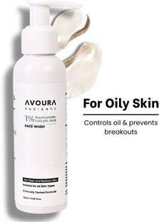Avoura Niacinamide Brightening  100ml Best  Cleanser for Pigmentation, Gentle on Sensitive Skin, Deep Cleansing for Radiant, Even-Toned and Bright Skin, Ideal for Normal Skin Face Wash