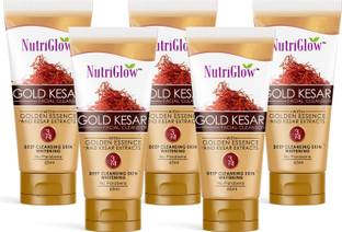 NutriGlow Gold Kesar Facial Cleanser (Pack of 5) Face Wash