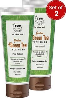 TNW - The Natural Wash Grealmo Green Tea  | Vit C | Paraben & Sulfate-free Face Wash