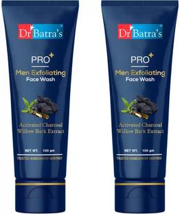 Dr Batra's PRO+Men Exfoliating  100 gm, Natural Serum, Pack of 2 Face Wash