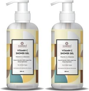 Samisha Organic Vitamin C Skin Brightening  For Skin Pigmentation & Acne Free Radiant Skin -2X 100 Ml Face Wash