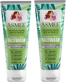 Asmee Natural Fresh Facewash Combo Of 2 Face Wash
