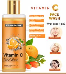 Top Quality Store Vitamin C Foaming Skin Glowing For Brighter Face Blackness Remover Face Wash
