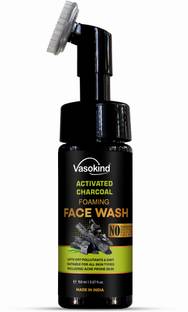 vasokind Activated Charcoal Foaming Facewash Face Wash