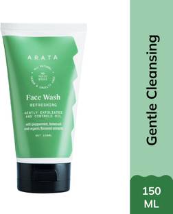 ARATA Exfoliating & Brightening|No Parabens, Sulphates & Silicones  Face Wash