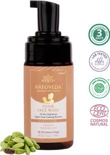 Areoveda Foam  with PENTAVITIN�, Gives 24 Hrs Hydration, Smoother Skin in 3 Days Face Wash