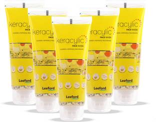 Leeford Keracylic Salicylic Acid  with Beads | Cleanses, Exfoliates & Brightens Face Wash