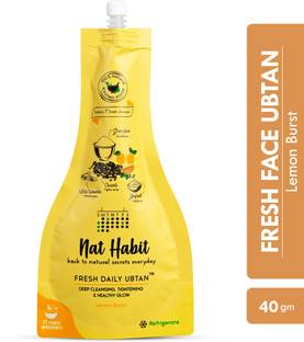 Nat Habit Fresh Lemon Burst Ubtan Face Wash