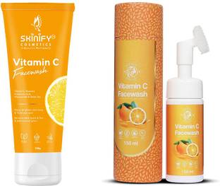 Skinify Combo of Vitamin C Gel  & Vitamin C Foaming  Face Wash