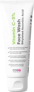 Cos-IQ Vitamin C-5% Brightening and Glow Skin Facewash, Suitable for all Skin Type, Ideal for Men & Women Face Wash