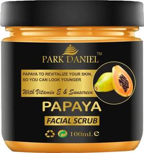 PARK DANIEL Papaya Extract Face Cleanser Scrub Deep Cleansing Skin Pack of 1 100 ML Face Wash