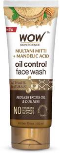 WOW SKIN SCIENCE Purifying Multani Mitti  for All Skin Types | Controls Excess Oil | Brightens & Purifies Skin Face Wash