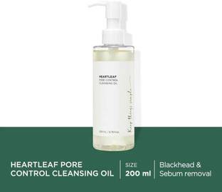 Plum Crazy HEARTLEAF PORE CONTROL CLEANSING OIL 200ML FACE EASH (250ML) Face Wash